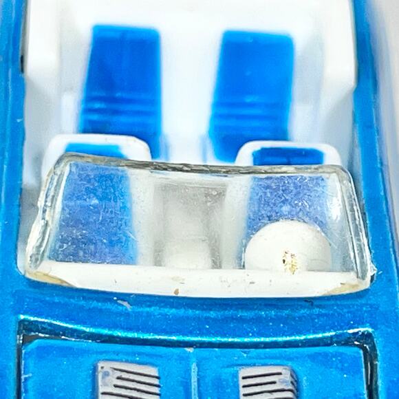 Hot Wheels '67 Camaro Convertible Redline Hood Opens 1982 Thailand Blue White - Picture 11 of 16